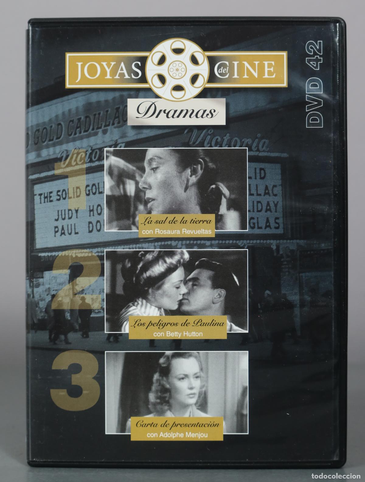 Cine: DVD. Joyas del Cine - Dramas - La sal de la tierra - Los peligros de Paulina - Carta de presentaci&oacute;n
