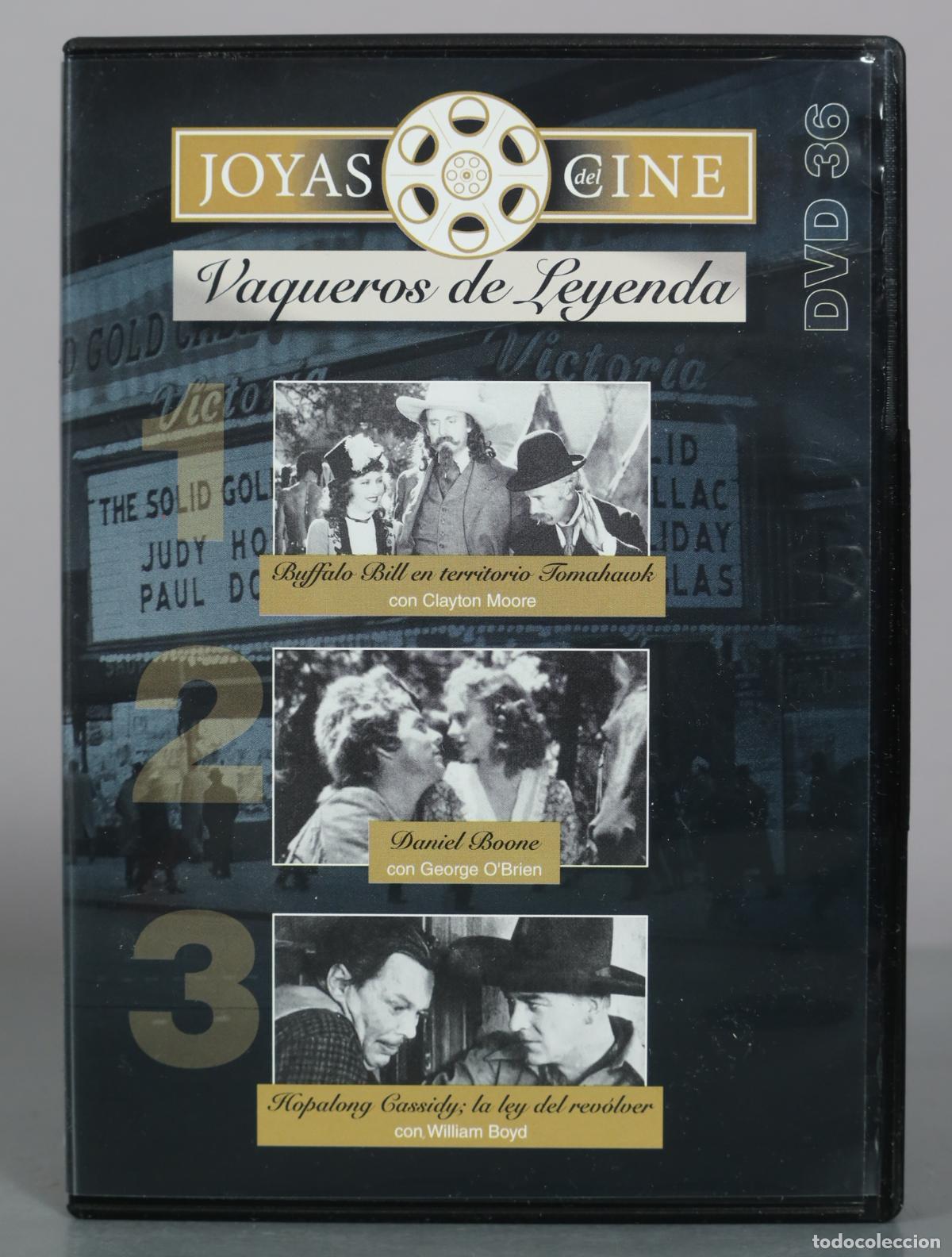 Cine: DVD. Joyas del Cine - Vaqueros de Leyenda - Buffalo Bill en territorio Tomahawk - Daniel Boone -