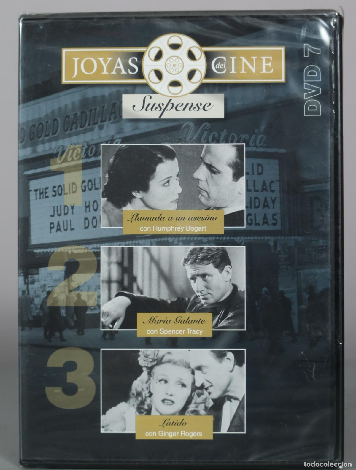 Cine: DVD. Joyas del Cine: Suspense - Llamada a un asesino - Mar&iacute;a Galante - Latido . PRECINTADO