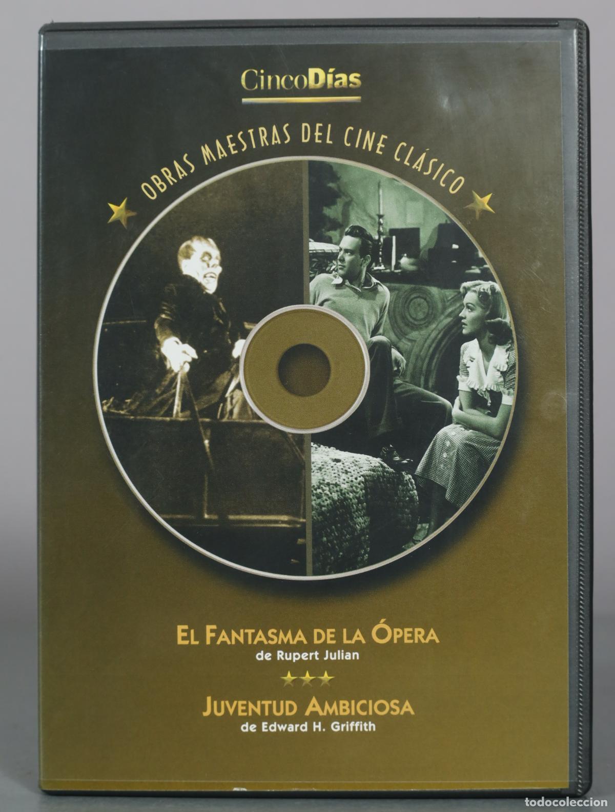 Cine: DVD. El Fantasma de la &Oacute;pera - Rupert Julian - Juventud Ambiciosa - Edward H. Griffith