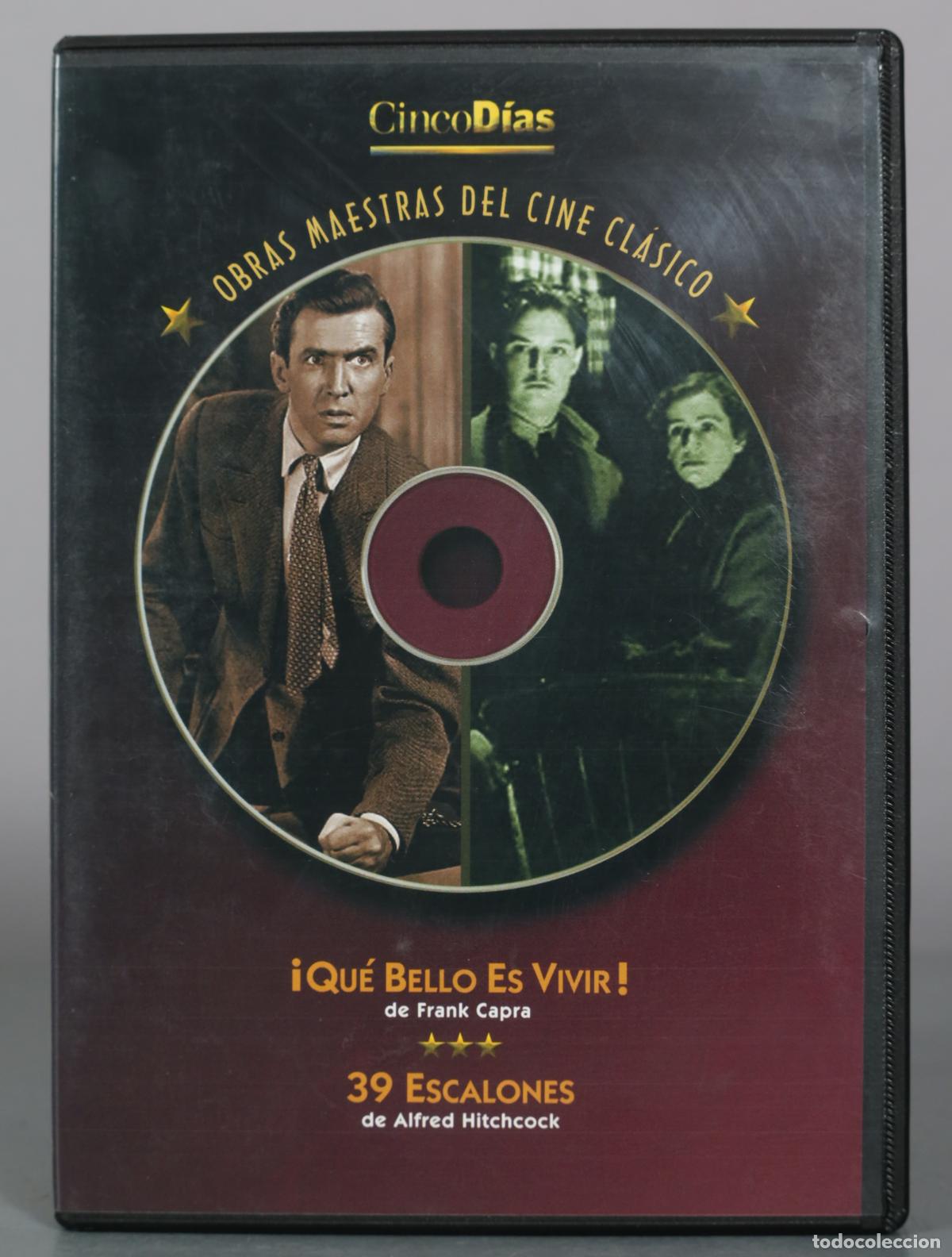 Cine: DVD. &iexcl;Qu&eacute; Bello Es Vivir! - Frank Capra - 39 Escalones - Alfred Hitchcock - CincoD&iacute;as
