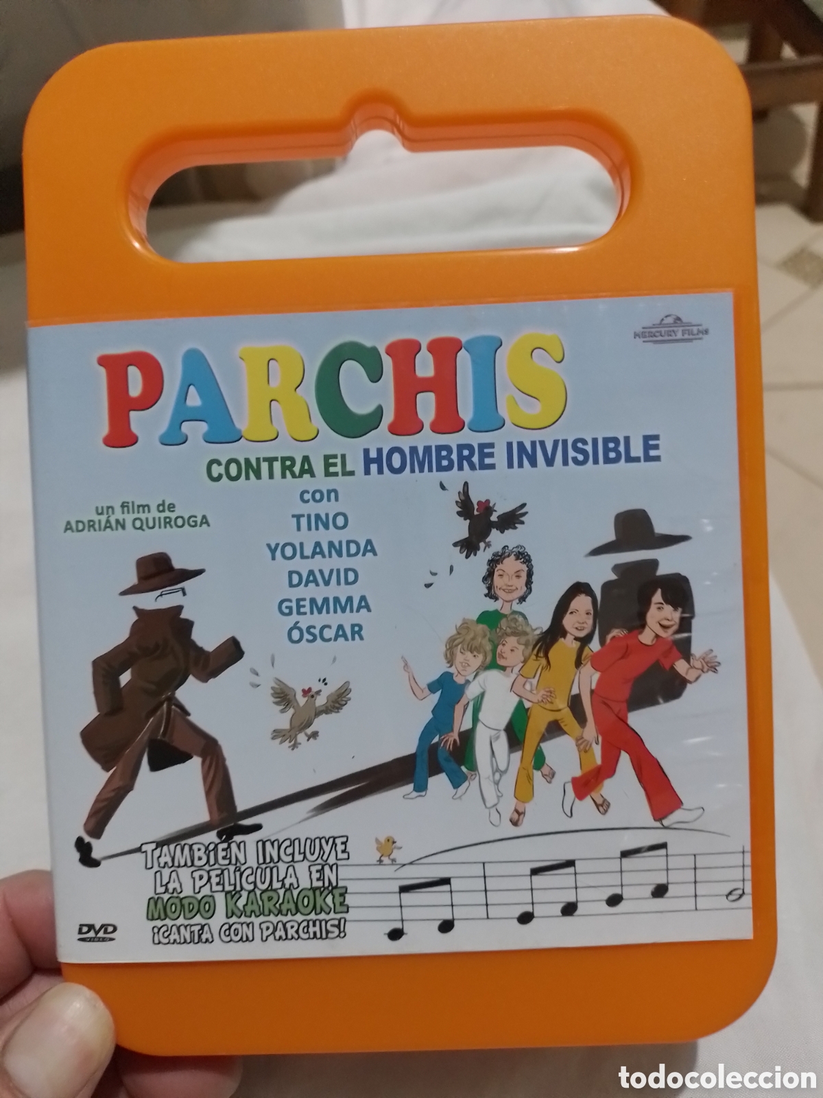 Cine: Parchis DVD Contra el hombre invisible