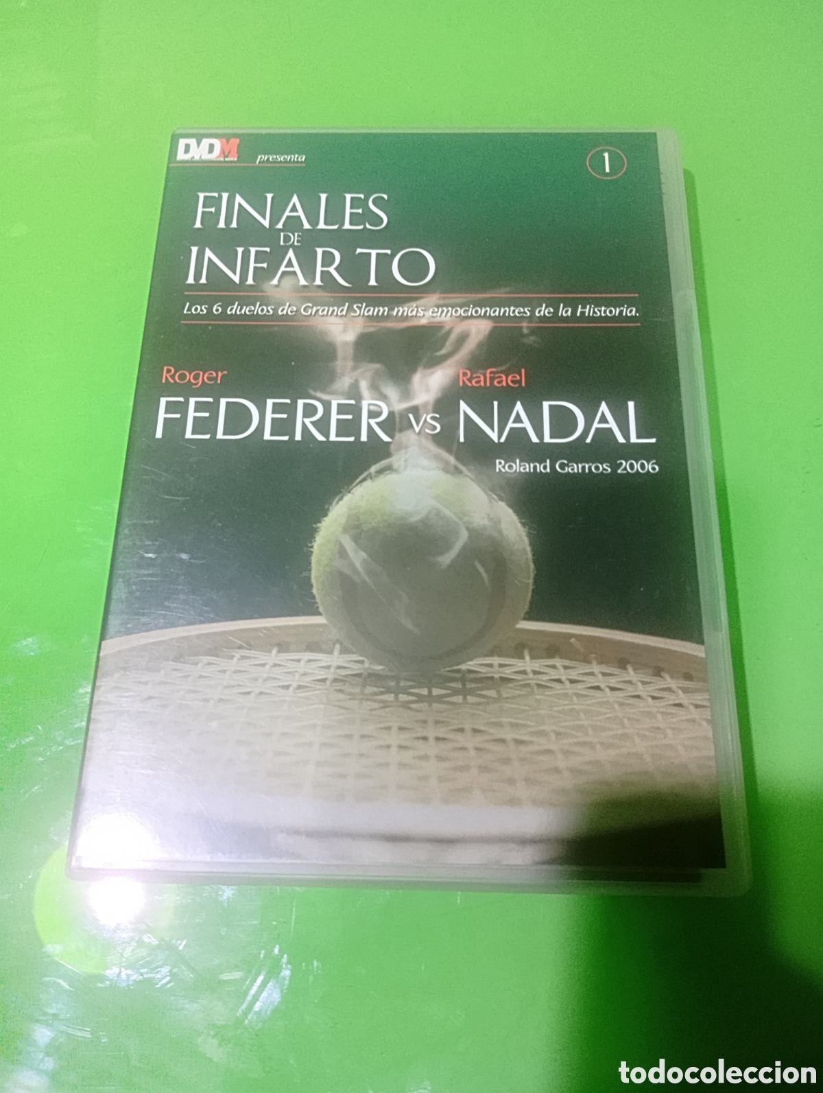 Cine: DVD Final ROLAND GARROS 2006 - Roger FEDERER vs Rafael NADAL - Colecci&oacute;n Finales de Infarto N&ordm; 1