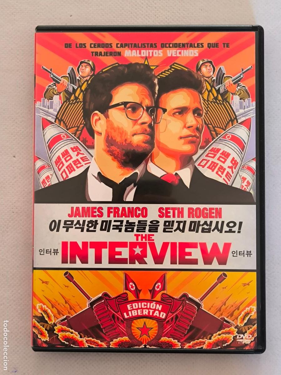 Cine: DVD THE INTERVIEW - JAMES FRANCO, SETH ROGEN (352)