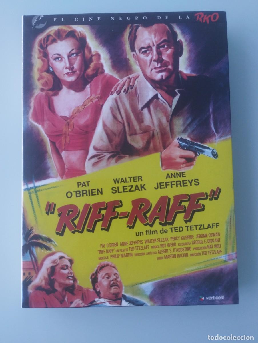 Cine: DVD Riff-Raff de Ted Tetzlaff con libreto exclusivo de 24 paginas, cine negro RKO