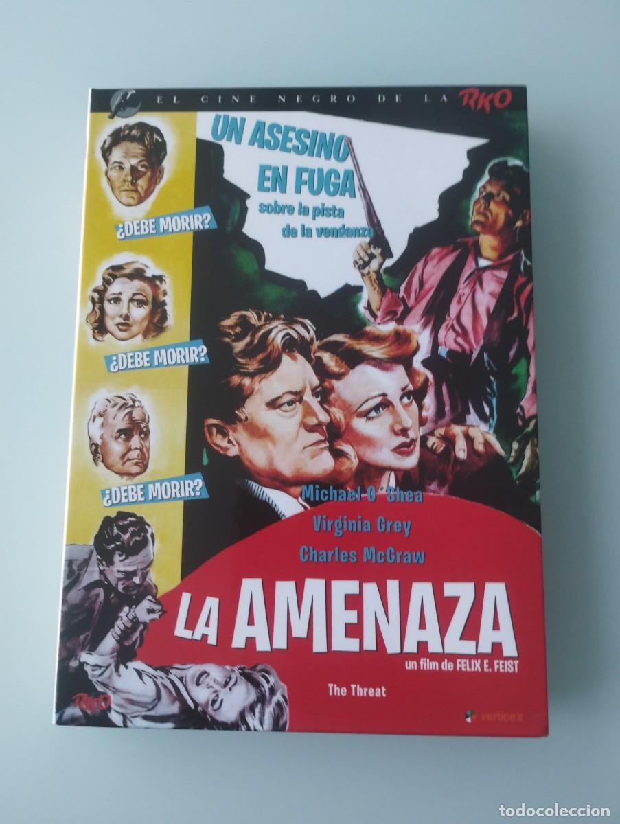 Cine: DVD La amenaza de F&eacute;lix E. Feist con libreto exclusivo de 24 paginas cine negro de la RKO