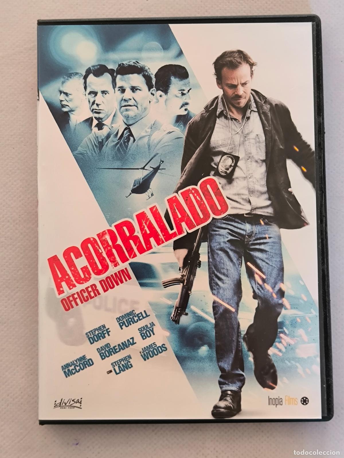Cine: DVD ACORRALADO (OFFICER DOWN) - STEPHEN DORFF (352)