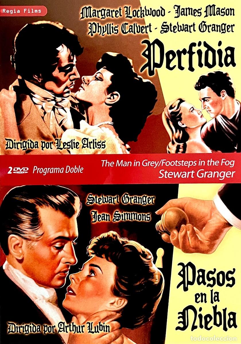 Cine: PERFIDIA. PASOS EN LA NIEBLA. James Mason. Stewart Granger. Jean Simmons. EDICI&Oacute;N 2 DVDs.