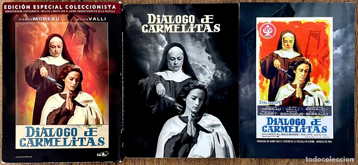 Cine: DI&Aacute;LOGO DE CARMELITAS. Alida Valli. Jeanne Moreau. EDICION ESPECIAL COLECCIONISTA ESTUCHE+DVD+LIBRO