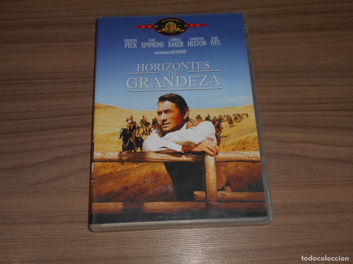 Cine: HORIZONTES DE GRANDEZA DVD Gregory Peck JEAN SIMMONS Charlton Heston COMO NUEVA