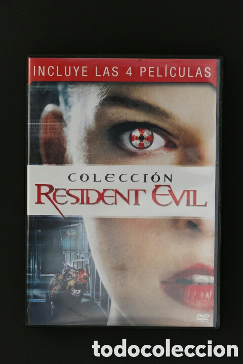 Cine: Pack 4 DVD. COLECCI&Oacute;N RESIDENT EVIL 1 + APOCALIPSIS + EXTINCI&Oacute;N + ULTRATUMBA. 4 pel&iacute;culas.Como nuevo