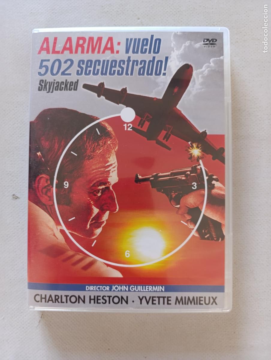 Cine: DVD ALARMA: VUELO 502 SECUESTRADO! - SKYJACKED - CHARLTON HESTON (6L)
