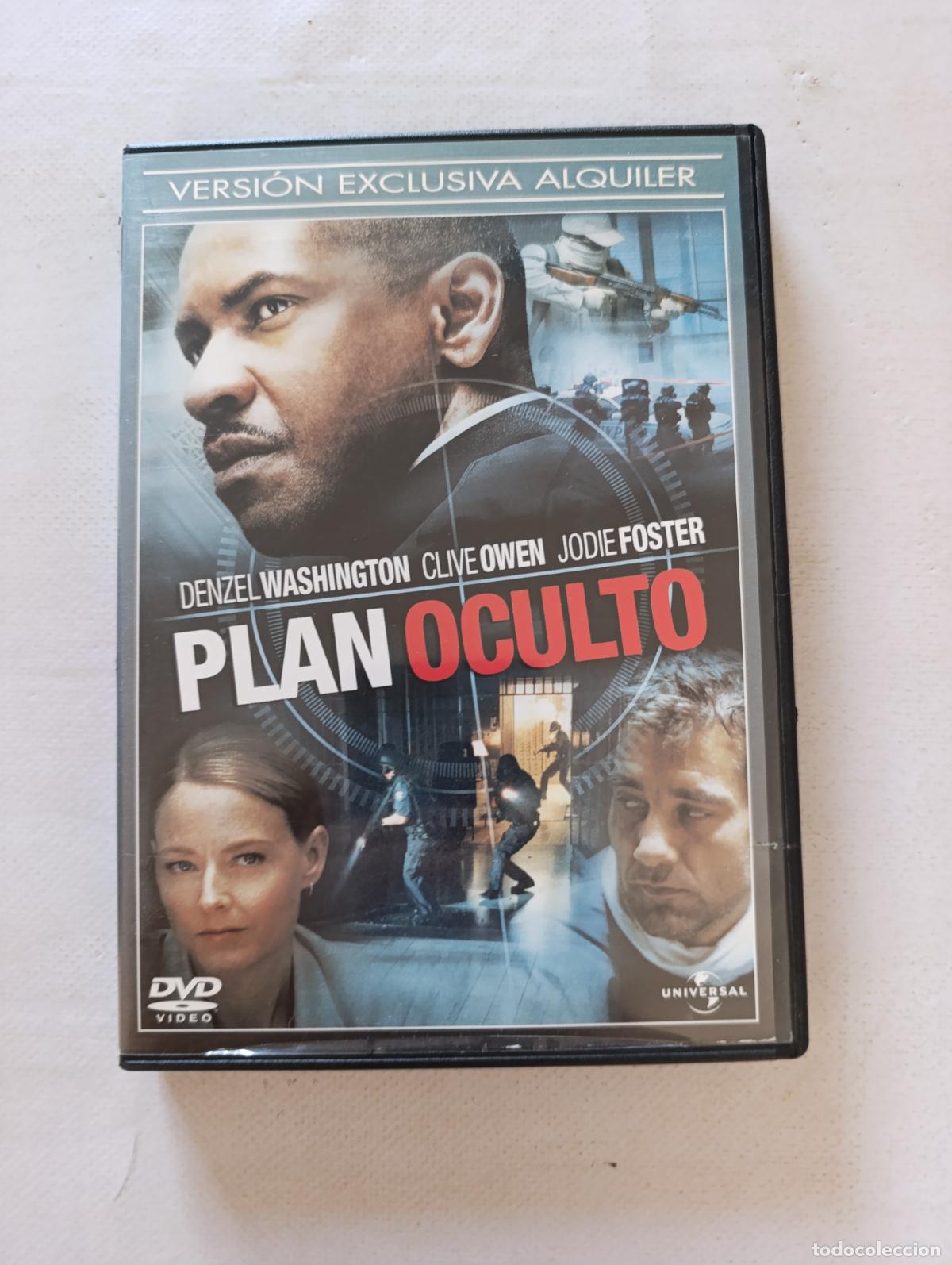 Cine: DVD PLAN OCULTO - EDICION ALQUILER - DENZEL WASHINGTON, CLIVE OWEN (7Q)