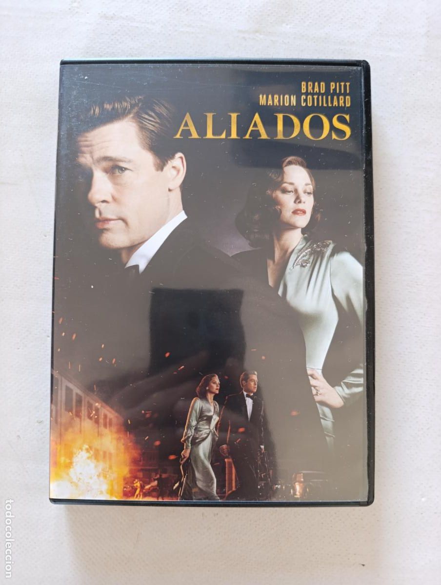Cine: DVD ALIADOS - BRAD PITT, MARION COTILLARD (7Rw)
