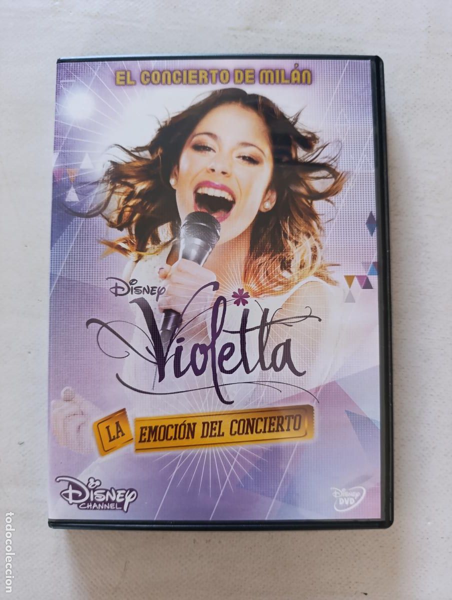 Cine: DVD VIOLETTA - LA EMOCION DEL CONCIERTO - EL CONCIERTO DE MILAN - DISNEY CHANNEL (7R)