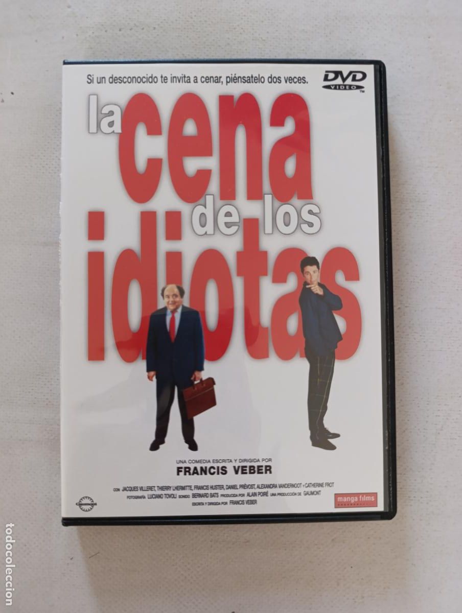 Cine: DVD LA CENA DE LOS IDIOTAS - FRANCIS VEBER (8F)