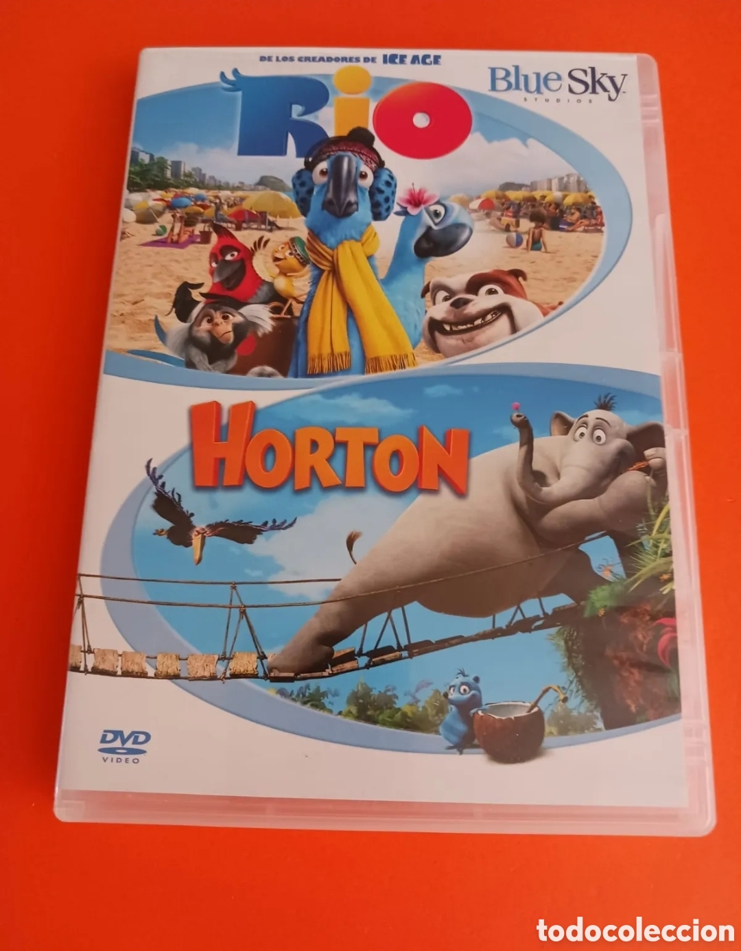 Cinema: 2 pel&iacute;culas DVD. RIO Y HORTON.