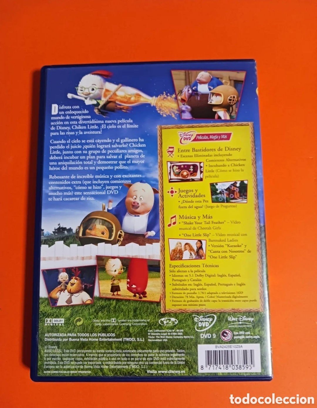 Cine: DVD, CHICKEN LITTLE. - Foto 5