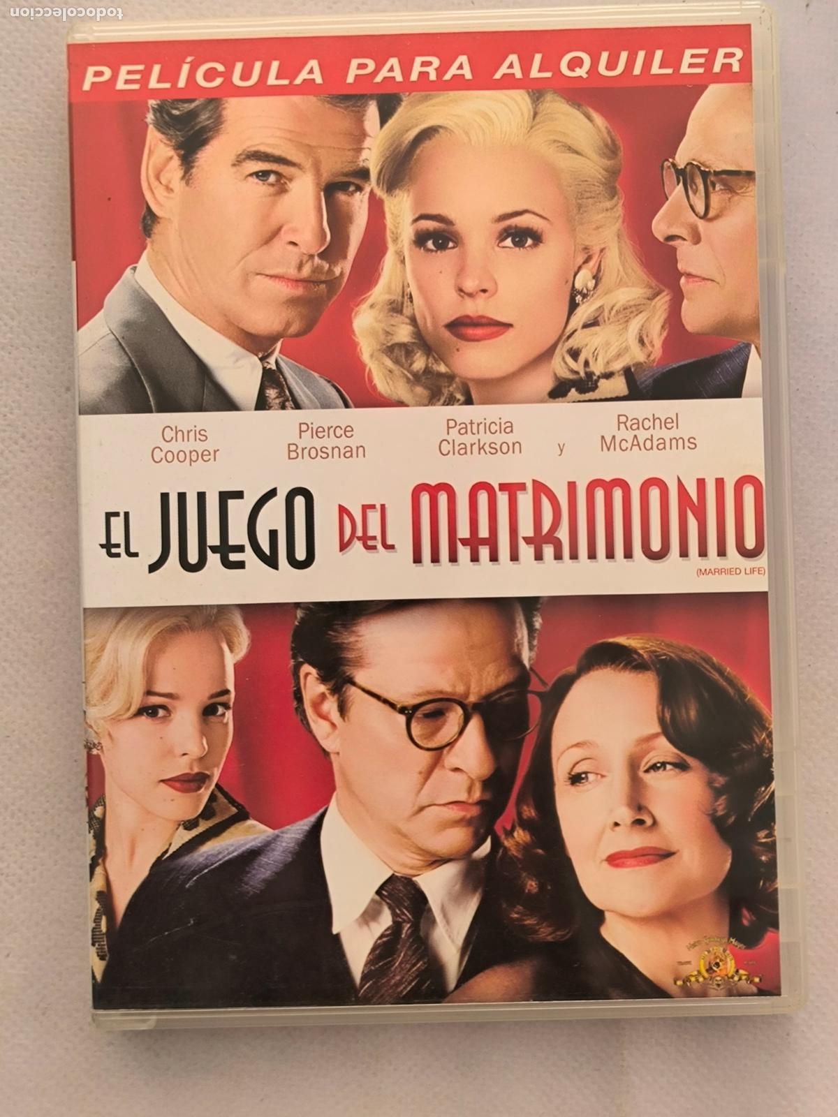 Cine: DVD EL JUEGO DEL MATRIMONIO - EDICION DE ALQUILER - LEER DESCRIPCION (8Q)