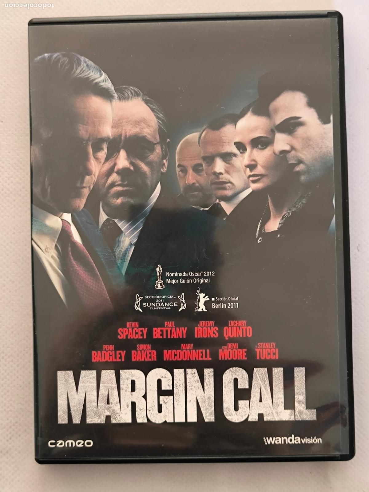 Cine: DVD MARGIN CALL - KEVIN SPACEY (9A)