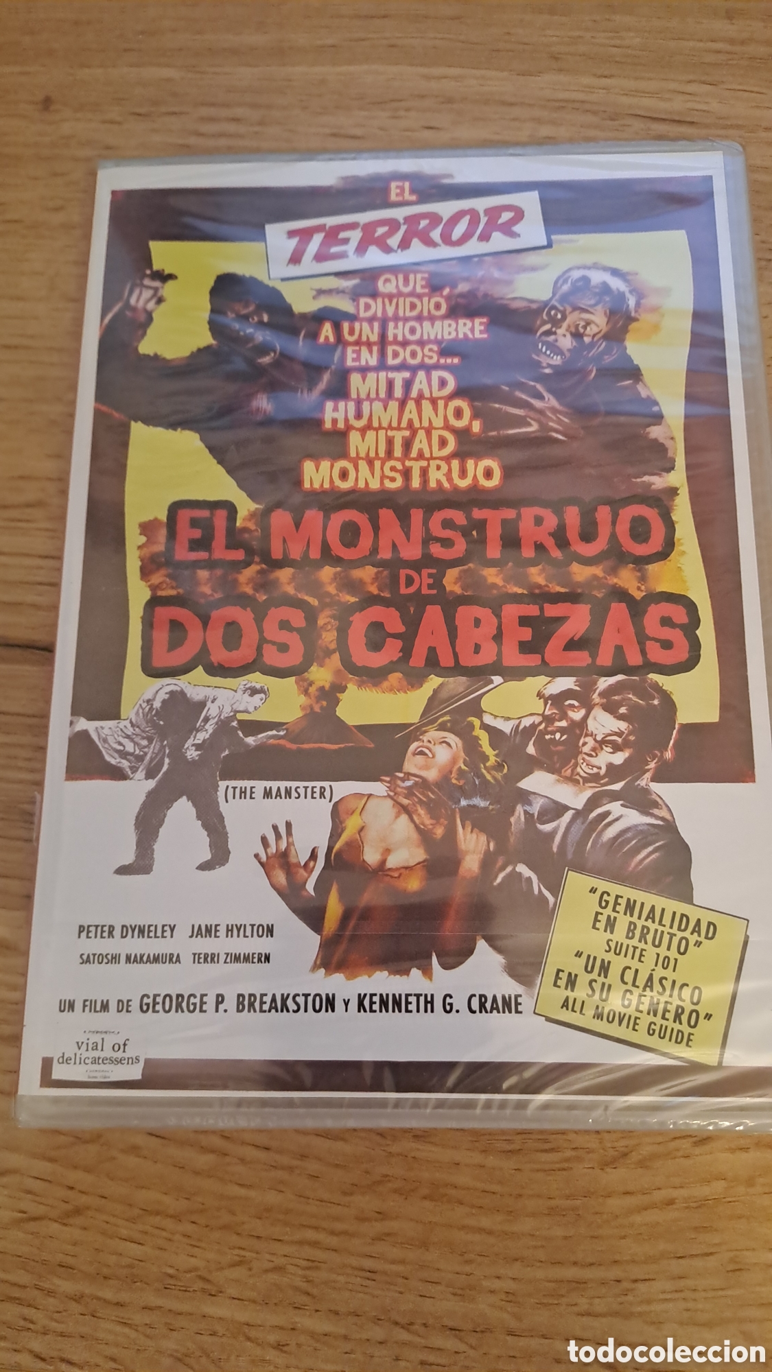 Cine: El monstro de dos cabezas | George P. Breakston & Kenneth G. Crane | Precintado