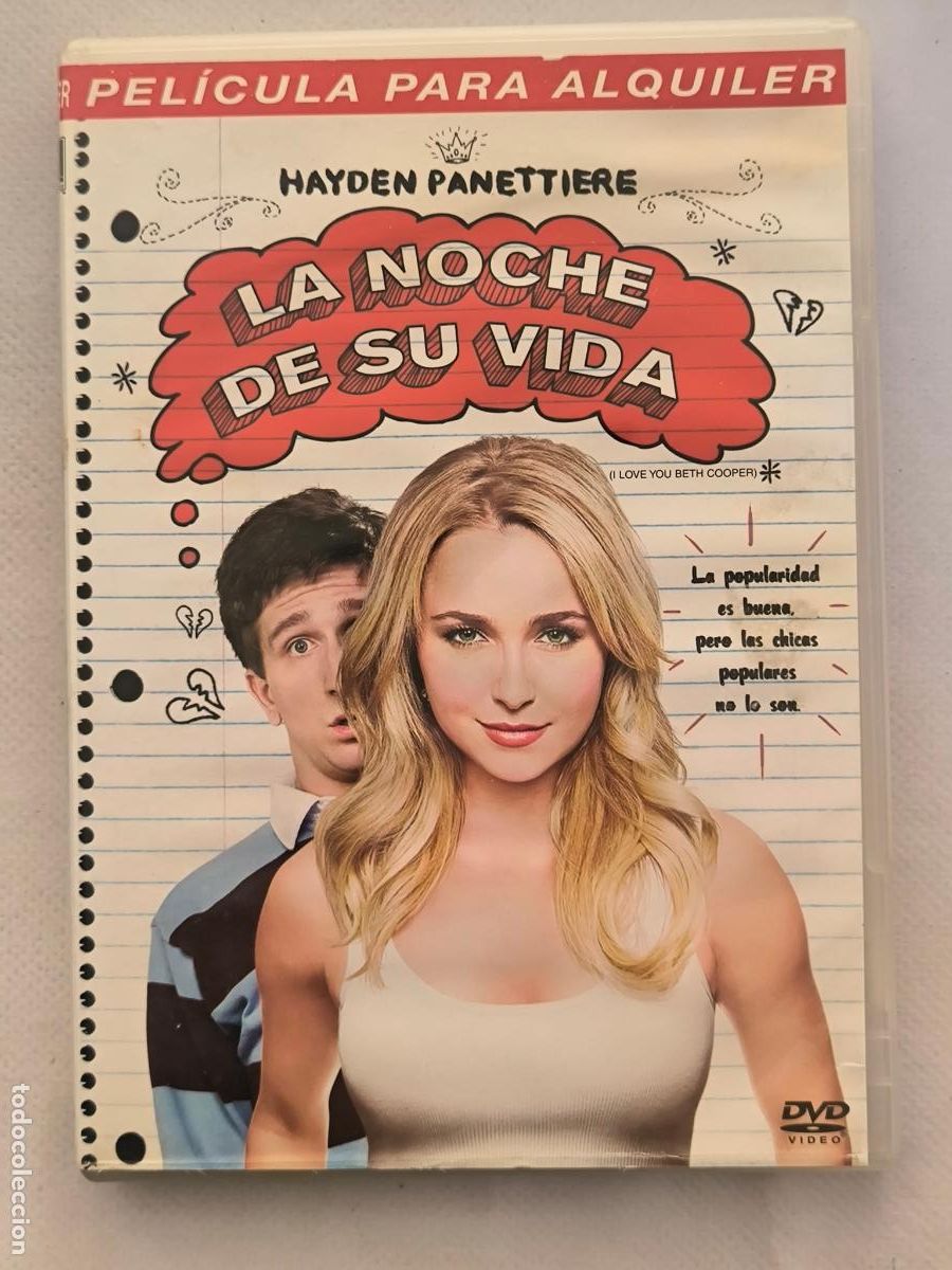 Cine: DVD LA NOCHE DE SU VIDA - EDICION DE ALQUILER - LEER DESCRIPCION (9J)