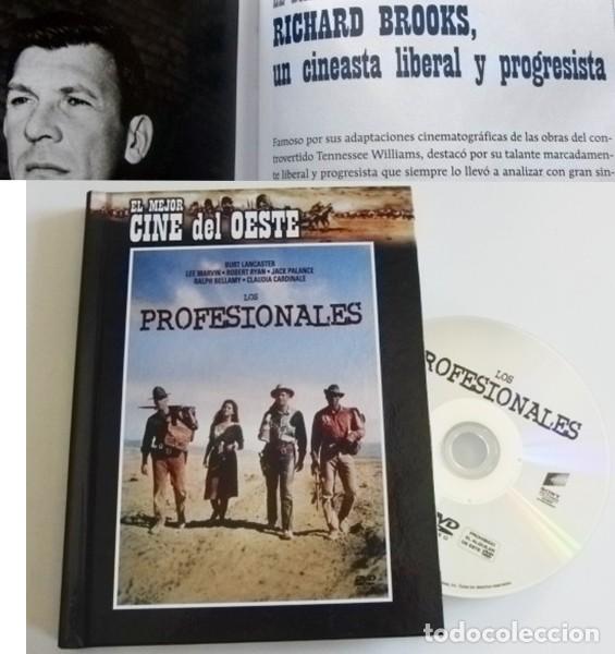 Cine: LOS PROFESIONALES DVD LIBRO PEL&Iacute;CULA DEL OESTE BURT LANCASTER LEE MARVIN C. CARDINALE STRODE PALANCE