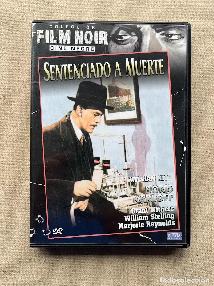 Cine: Sentenciado a muerte / Boris Karloff / William Nich / Colecc. Film Noir, Cine Negro / DVD