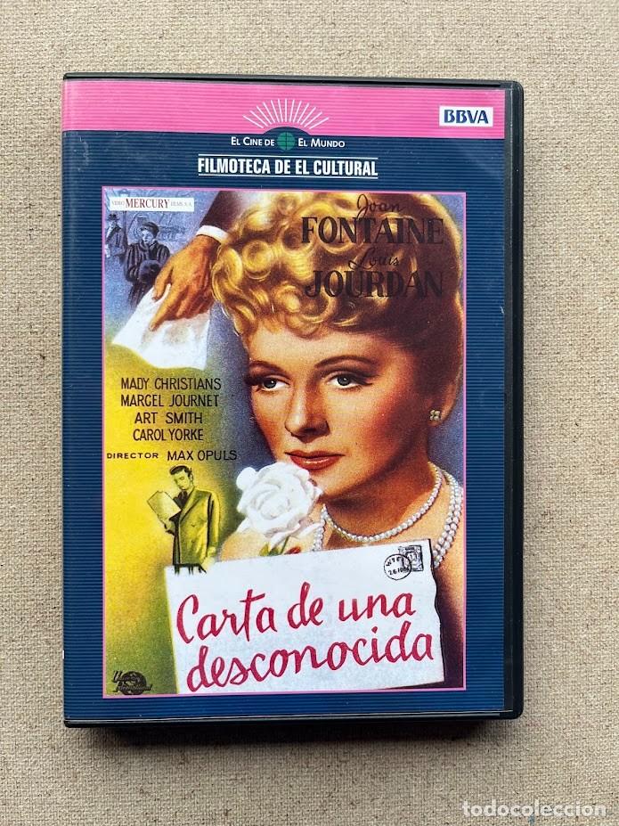 Cine: Carta de una desconocida / Joan Fontaine & Louis Jourdan / Max Opuls / DVD + Folleto /