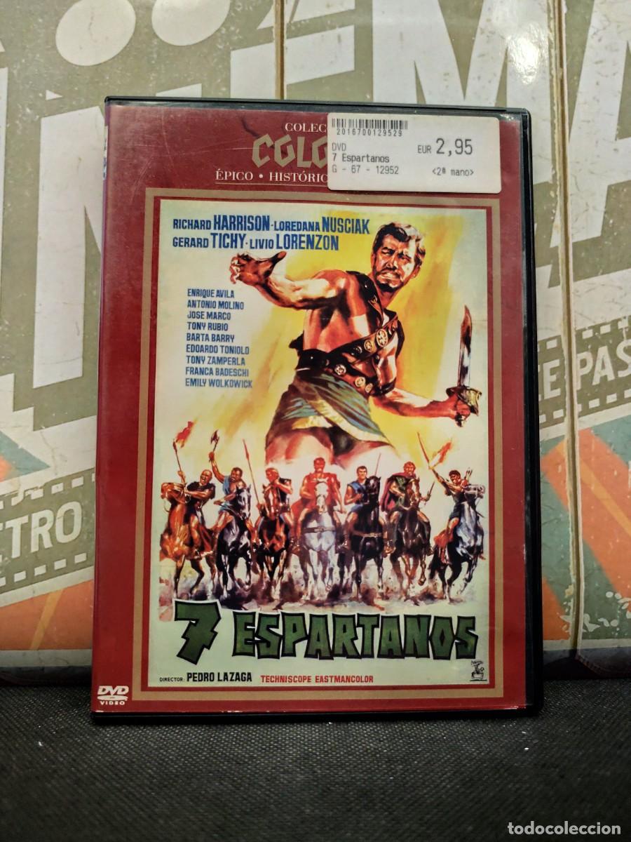 Cine: DVD 2482 7 Espartanos / Disco con muy pocas se&ntilde;ales de uso