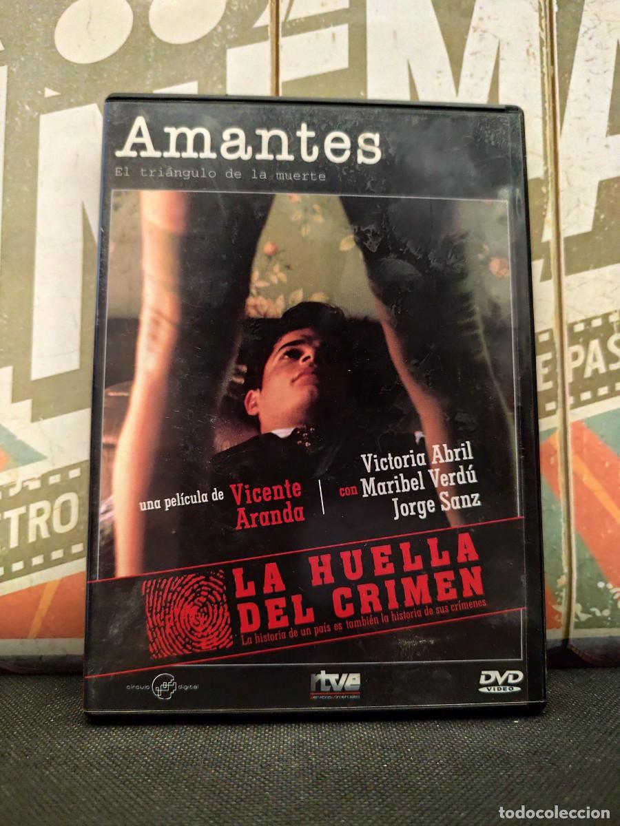 Cine: DVD 2493 Amantes &rdquo;La huella del crimen&rdquo; / Disco con muy pocas se&ntilde;ales de uso