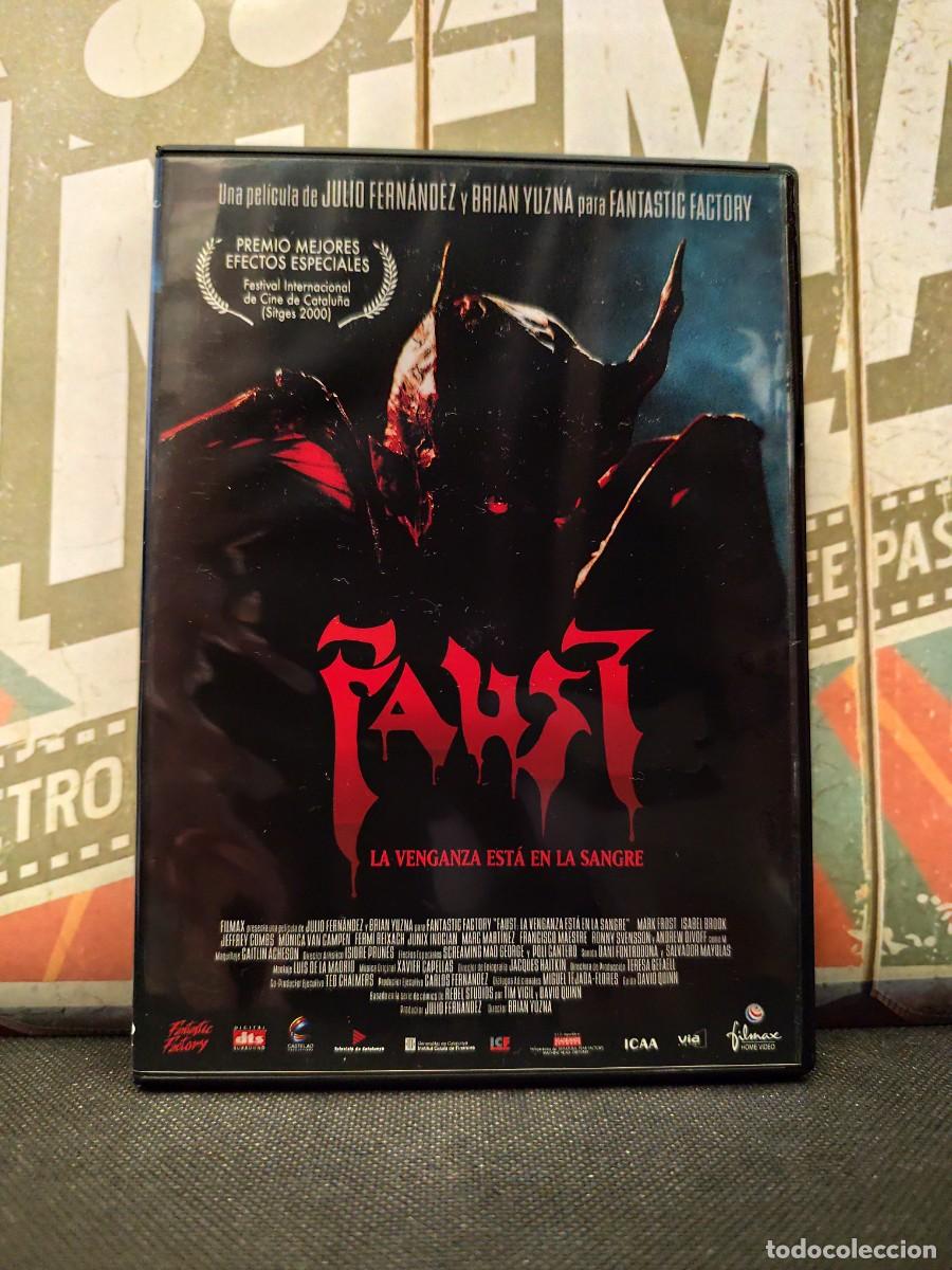 Cine: DVD 2500 Faust La venganza est&aacute; en la sangre / Disco con muy pocas se&ntilde;ales de uso