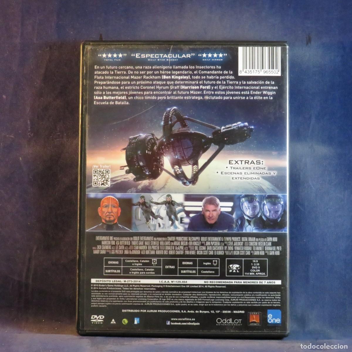 Cine: EL JUEGO DE ENDER - DVD - Foto 2