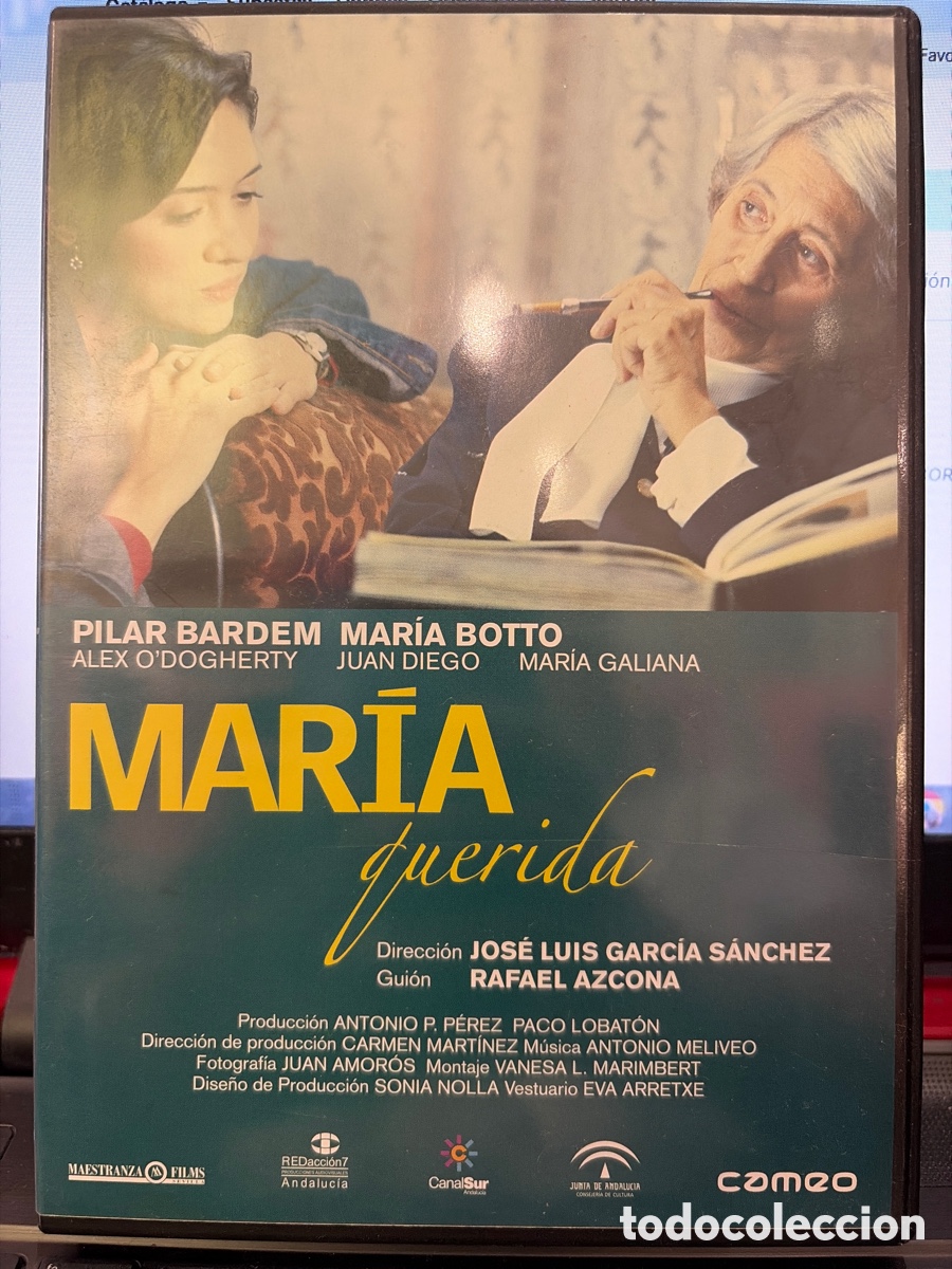 Cinema: DVD MARIA QUERIDA - PILAR BARDEM, MARIA BOTTO