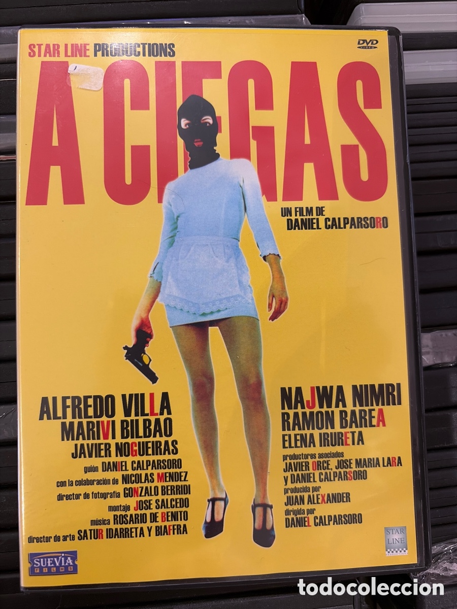 Cinema: DVD A CIEGAS - DANIEL CALPARSORO, NAJWA NIMRI, ALFREDO VILLA, MARIVI BILBAO