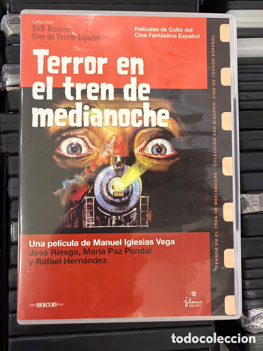 Cinema: DVD TERROR EN EL TREN DE MEDIANOCHE - MANUEL IGLESIAS VEGA RARO