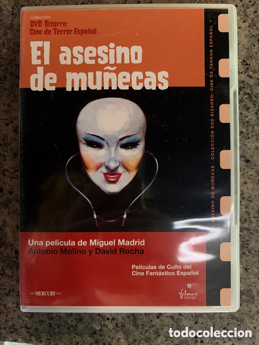 Cinema: DVD EL ASESINO DE MU&Ntilde;ECAS - ANTONIO MOLINO Y DAVID ROCHA DVD MUY RARO