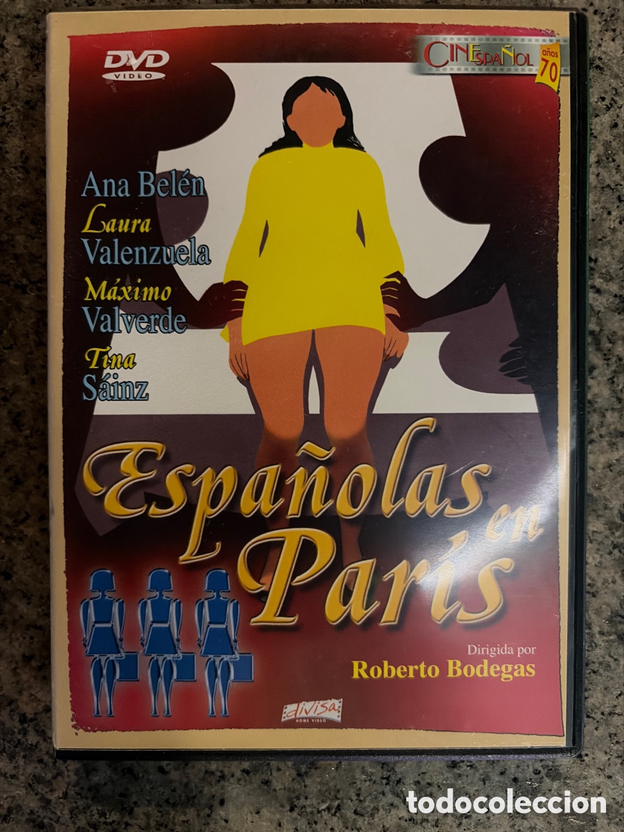 Kino: DVD ESPA&Ntilde;OLAS EN PARIS - ANA BELEN, LAURA VALENZUELA, MAXIMO VALVERDE