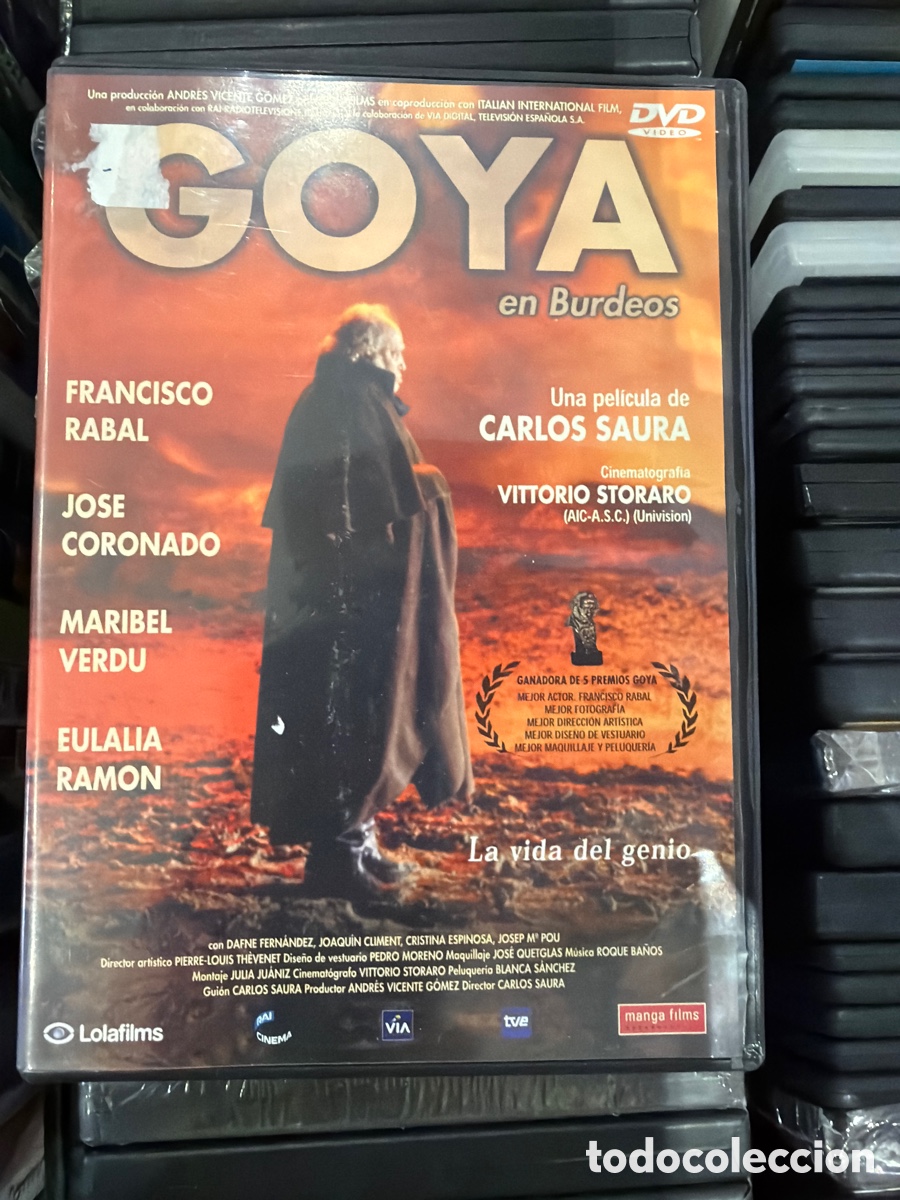 Cinema: DVD GOYA EN BURDEOS - FRANCISCO RABAL, JOSE CORONADO