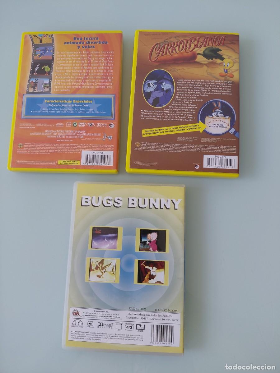 Cine: DVD - PACK DE PELICULAS Y MATERIAL DE BUGS BUNNY - Foto 2