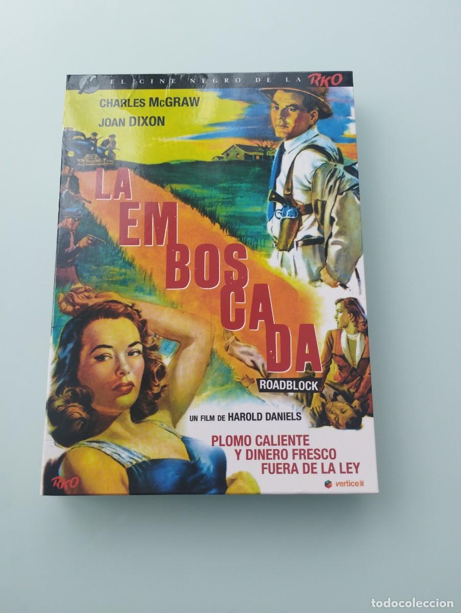 Cine: DVD La emboscada de Harold Daniels con libreto exclusivo de 24 paginas cine negro de RKO