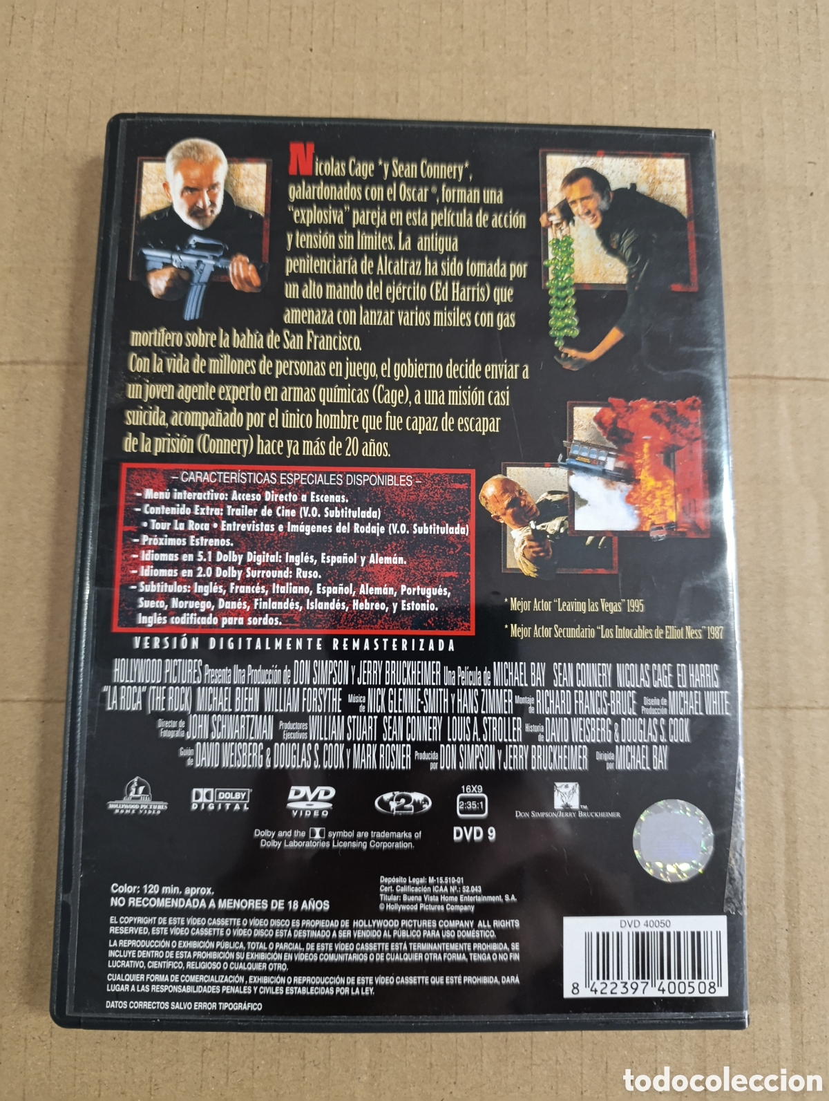 Cine: La Roca. Sean Connery. DVD. - Foto 2