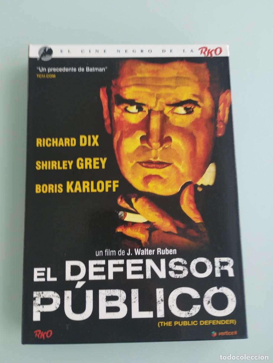 Cine: DVD El defensor p&uacute;blico de J.Walter Rub&eacute;n con libreto exclusivo de 24 paginas cine negro RKO
