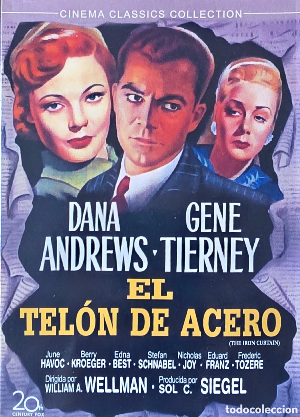 Cine: EL TEL&Oacute;N DE ACERO GENE TIERNEY