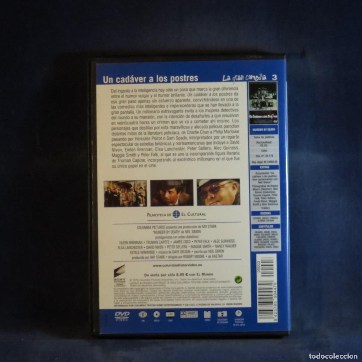 Cine: UN CAD&Aacute;VER A LOS POSTRES - DVD - Foto 2