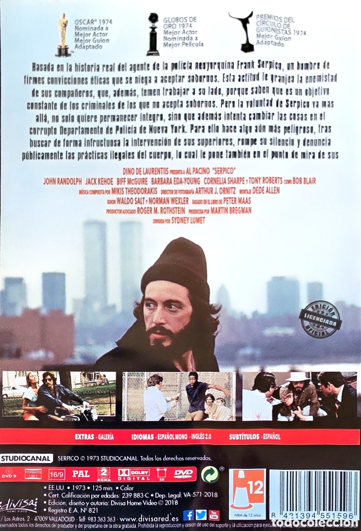 Cine: SERPICO AL PACINO (DVD)..... - Foto 2