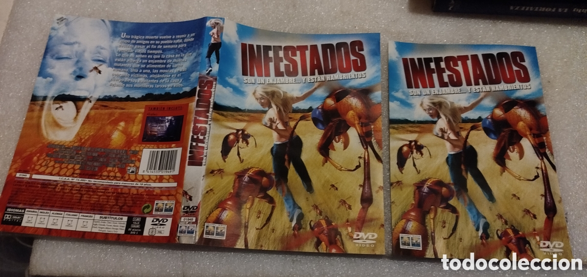 Cine: Infestados. SOLO CAR&Aacute;TULA Y FOLLETO