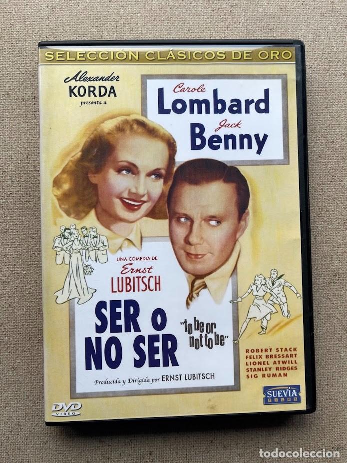 Cine: Ser o no ser / Carole Lombrad & Jack Benny / Ernst Lubistch / DVD /