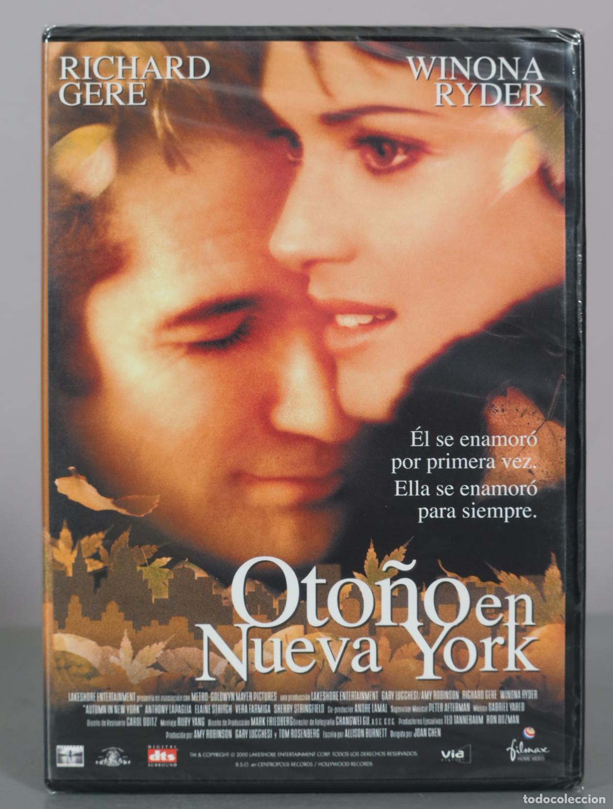 Cine: DVD. Oto&ntilde;o en Nueva York - Richard Gere - Winona Ryder . PRECINTADO.