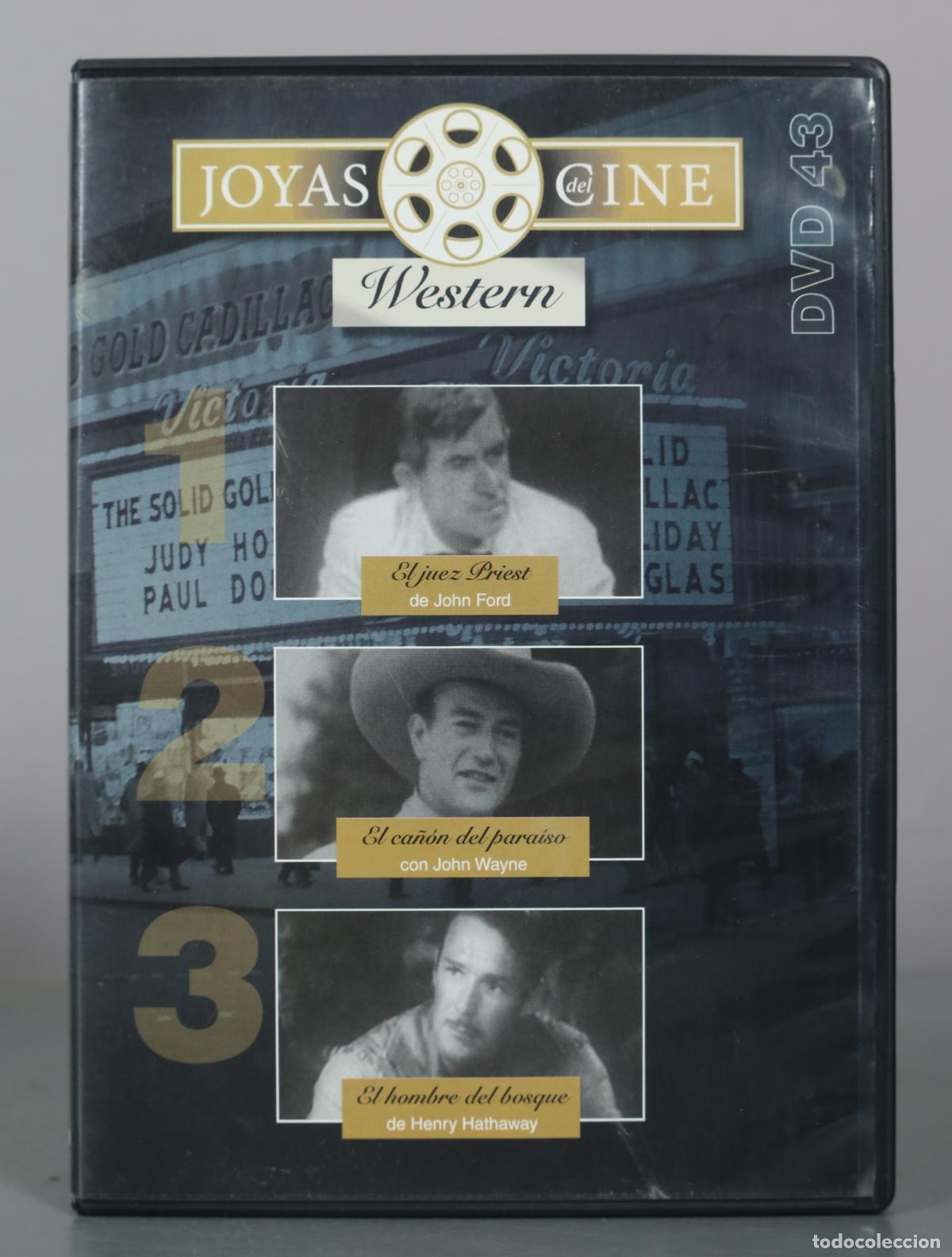 Cine: DVD. Joyas del Cine - Western - El juez Priest - El ca&ntilde;&oacute;n del para&iacute;so - El hombre del bosque -